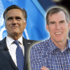 Doug Robinson and Mitt Romney
