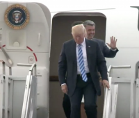 Sen. Gardner and Trump on Air Force One