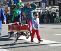 family marching in the 2019 MLK Marade