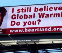 Heartland Institute climate skeptic Billboard