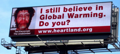 Heartland Institute climate skeptic Billboard