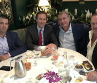 Donald Trump Jr., Tommy Hicks with Lev Parnas & Igor Fruman
