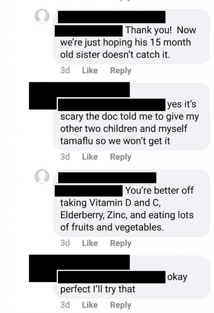 Anti Vax Facebook Group Told Co Mom To Give Son Elderberries Instead Of Tamiflu Days Later He Died