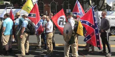 Charlottesville Rally Nazis, Photo Credit: Anthony.Crider